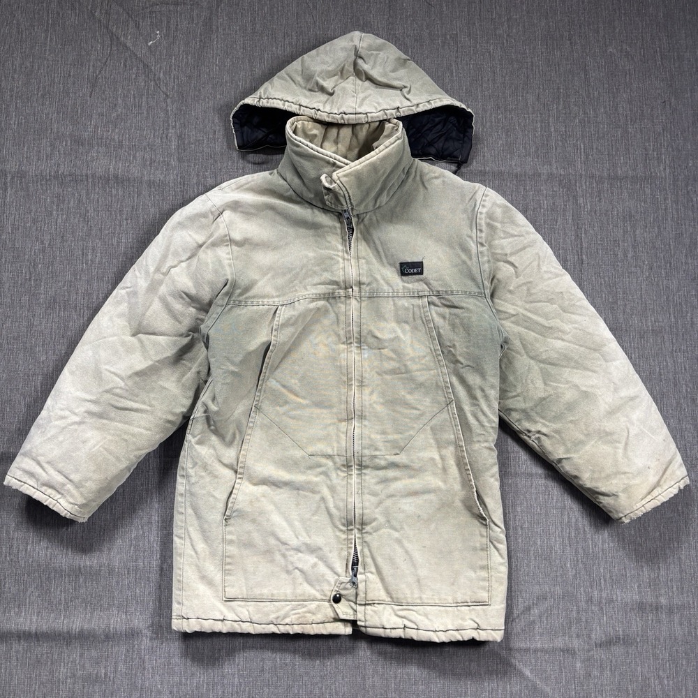Green/Grey Vintage Codet Heavy‎ Duty Work Jacket - M